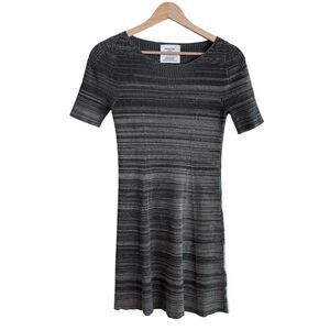 Ministry of Supply Women’s Dress Sz S Ribbed Grey